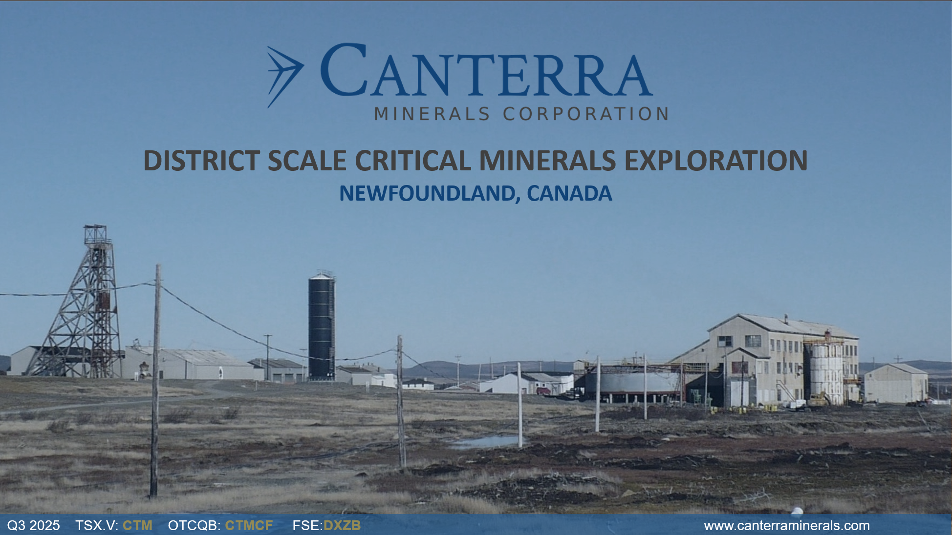 Corporate Presentation: Critical Minerals